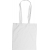 Katoenen tas met lange hengsels (110 gr/m2) wit