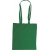 Katoenen tas met lange hengsels (110 gr/m2) groen