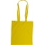 Katoenen tas met lange hengsels (110 gr/m2) geel