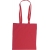 Katoenen tas met lange hengsels (110 gr/m2) rood