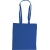 Katoenen tas met lange hengsels (110 gr/m2) kobaltblauw