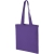 Katoenen tas met lange hengsels (100 g/m²) zacht lila