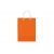 Kleine glossy papieren tas 200g/m² oranje