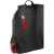 Benton 15" laptop rugzak 15L zwart/rood