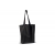 Katoenen tas met lange hengsels (250 g/m2) zwart