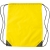 RPET polyester (190T) trekkoord rugtas Enrique geel