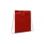 Rugzak katoen OEKO-TEX® 140g/m² 35x45cm rood