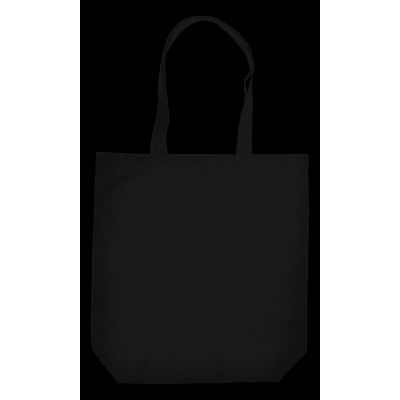 Afbeelding van relatiegeschenk:Biologisch katoenen tas met lange hengsels en bodem, 300 gr/m²