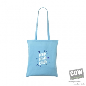 Afbeelding van relatiegeschenk:Shoppy Colour Bag (135 g/m²) katoenen tas