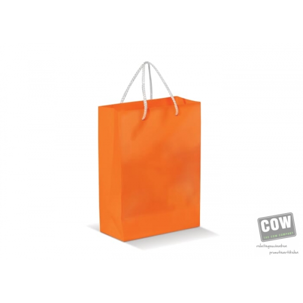 maak een foto heilig vitamine Kleine glossy papieren tas 200g/m² - onbedrukte en bedrukt relatiegeschenken