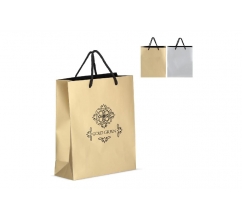 FSC Papieren cadeautas 24 x 10 x 30cm 200g/m² bedrukken