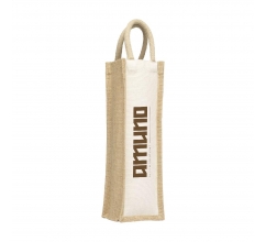 Jute Canvas Wine Bag bedrukken